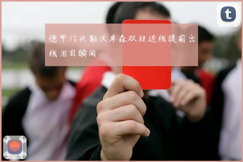 德甲门兴勒沃库森双核连线提前出线泪目瞬间