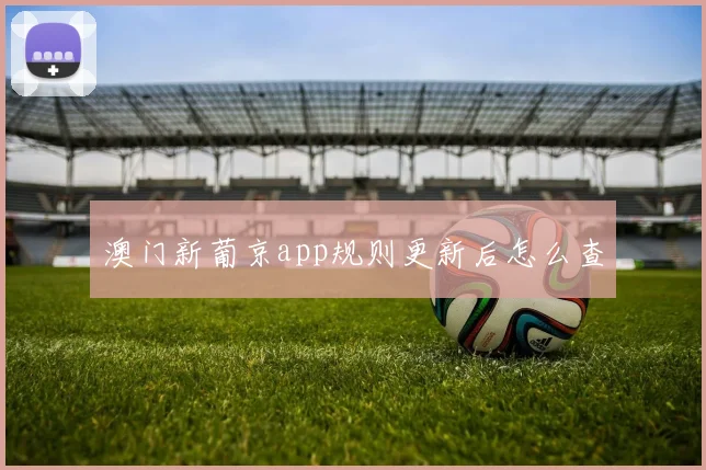 澳门新葡京app规则更新后怎么查